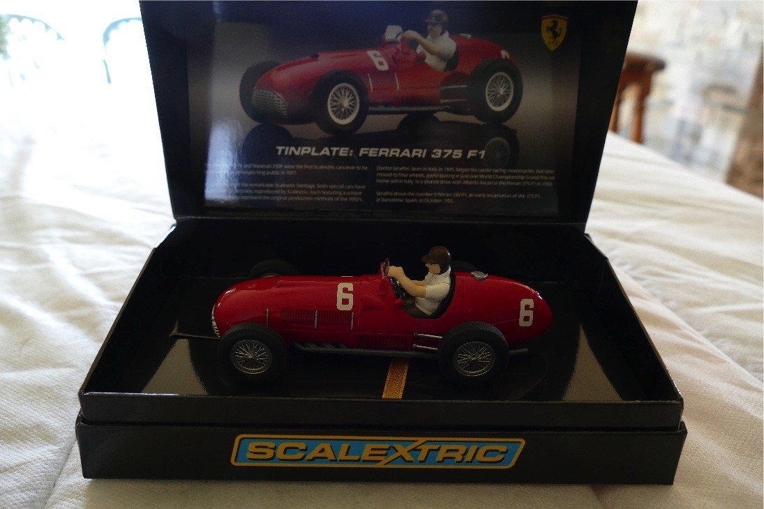 SCALEXTRIC REF C2928A FERRARI 375 F1 TINPLATE CAR