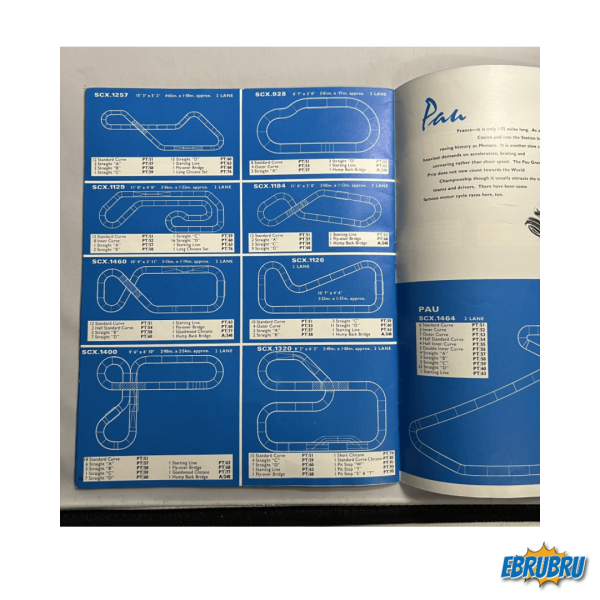 Catalogue Scalextric 101 circuits
