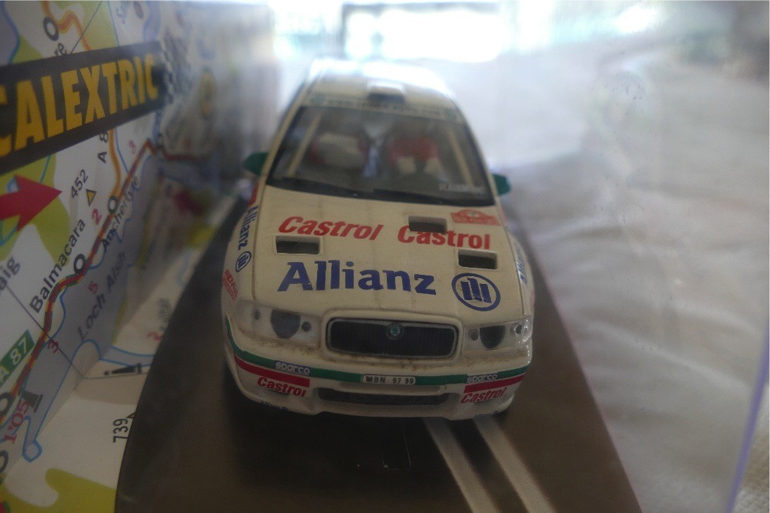 SCALEXTRIC REF 6066 SKODA OCTAVIA WRC « MONTECARLO 2001 »