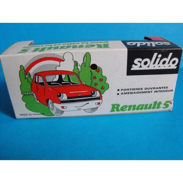 RENAULT 5 SOLIDO 1 ERE BOITE