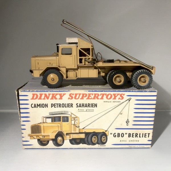 CAMION PETROLIER BERLIET SAHARIEN  GBO DINKY TOYS