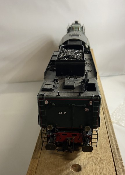 Locomotive 241 P à vapeur SNCF en laiton  echelle O