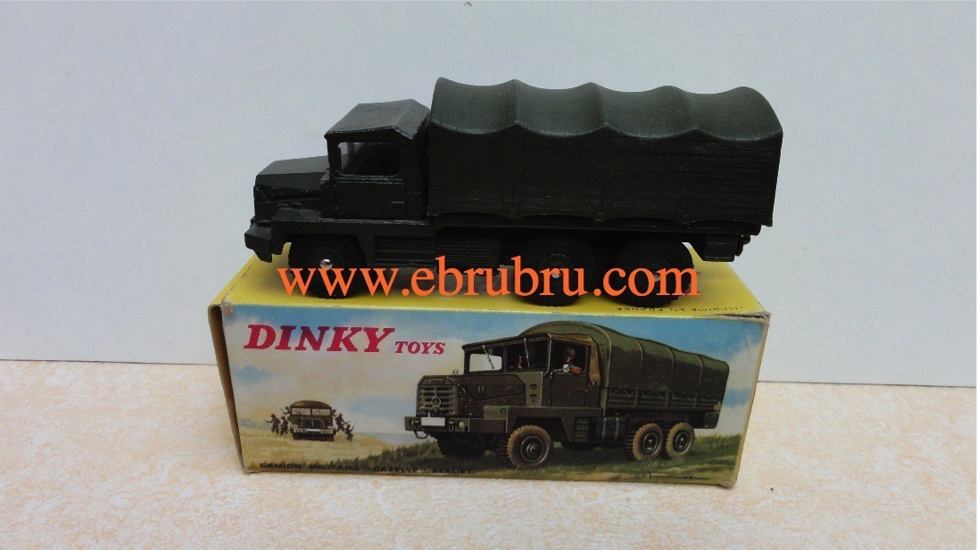 CAMION MILITAIRE GAZELLE BERLIET DINKY TOYS RÉF 824