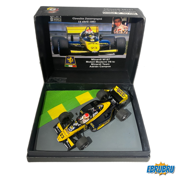 MINARDI M187 ADRIAN CAMPOS FOROSLOT MADRID  6 ANNIVERSAIRE