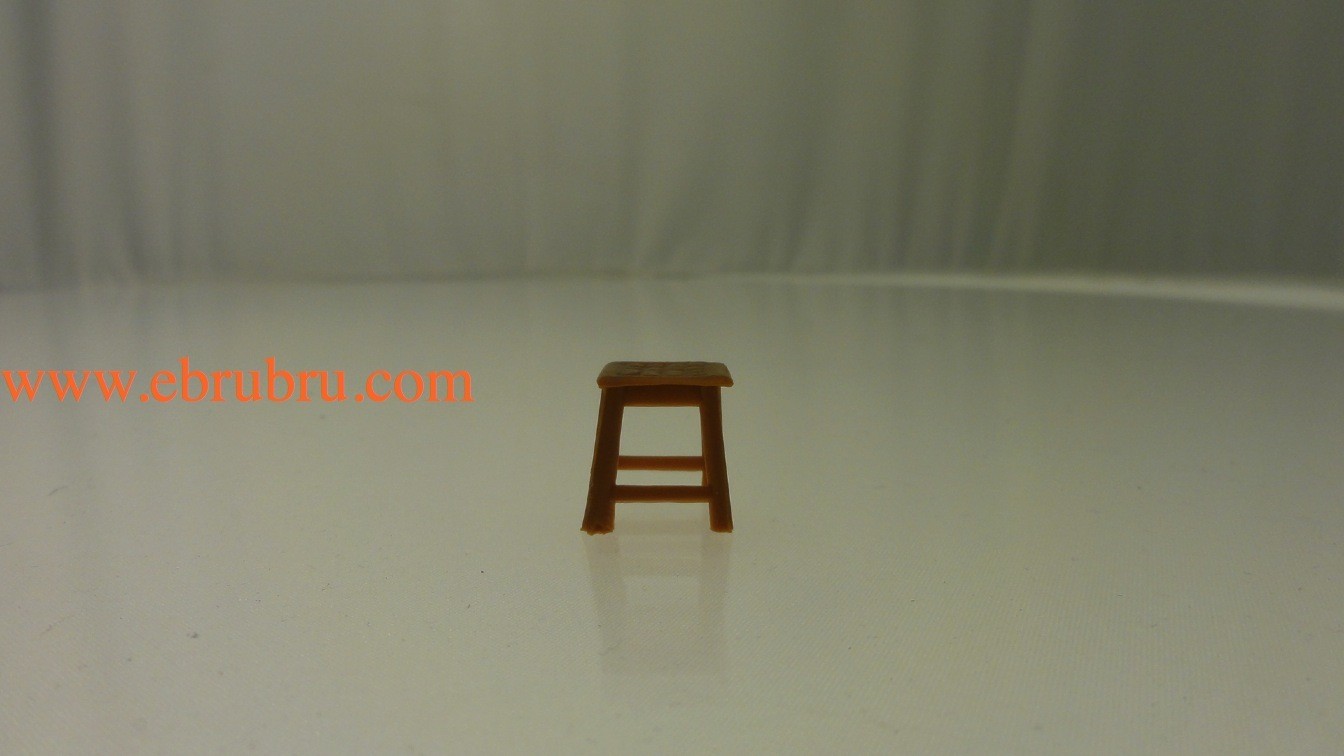 TABOURET WESTERN  CLAIRET