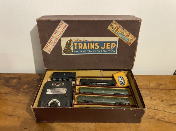  Locomotive A Vapeur 232 R Coffret Train Electrique Ho Jep serie 56