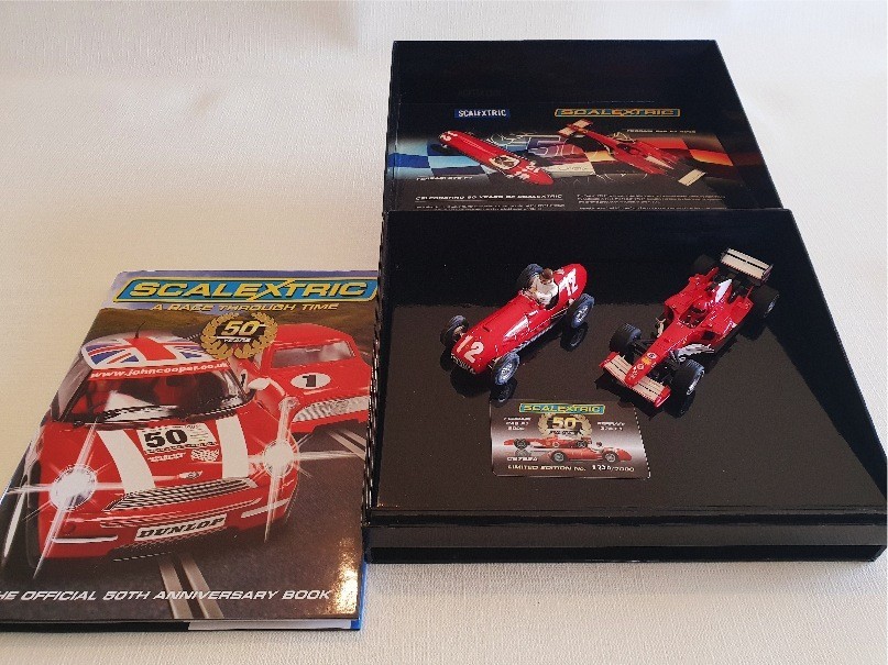 SCALEXTRIC REF C2782A CELEBRATING FERRARI LIMITED EDITION WITH BOOK