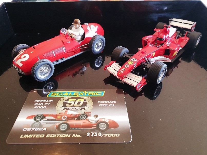 SCALEXTRIC REF C2782A CELEBRATING FERRARI LIMITED EDITION WITH BOOK