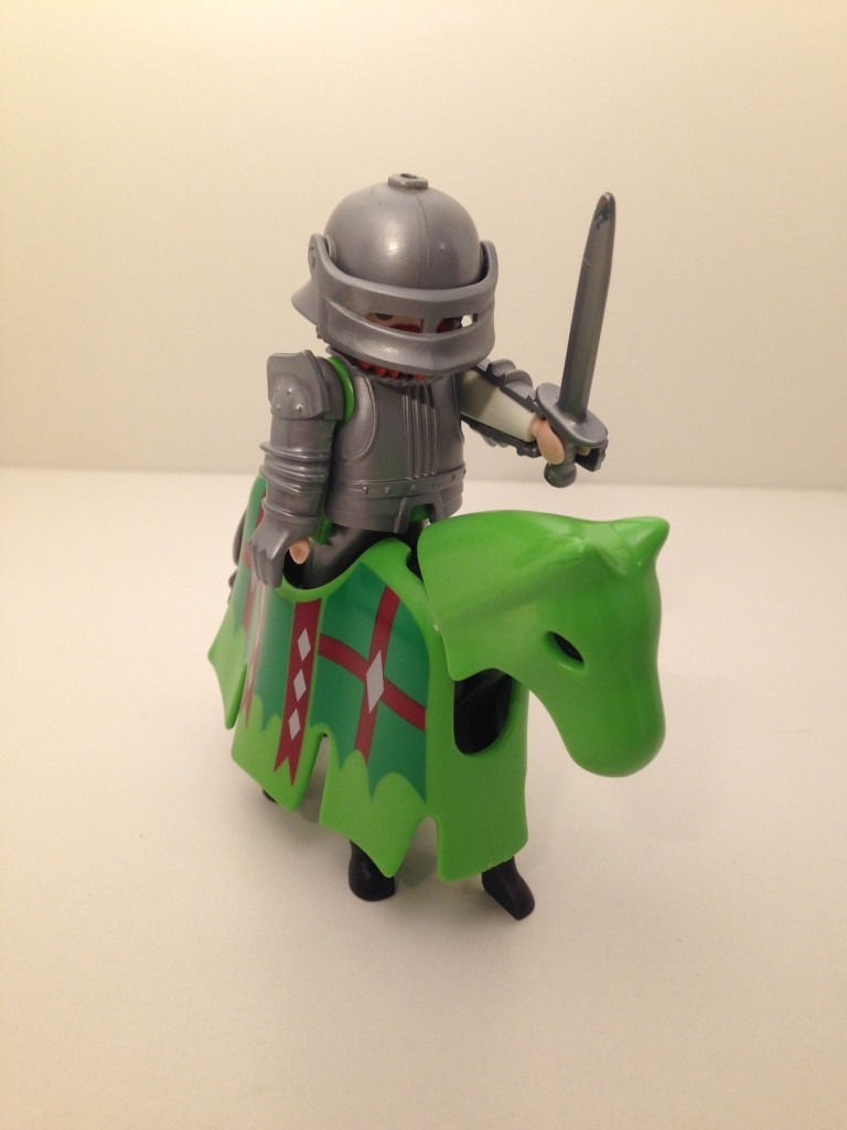 Chevalier en arme Playmobil