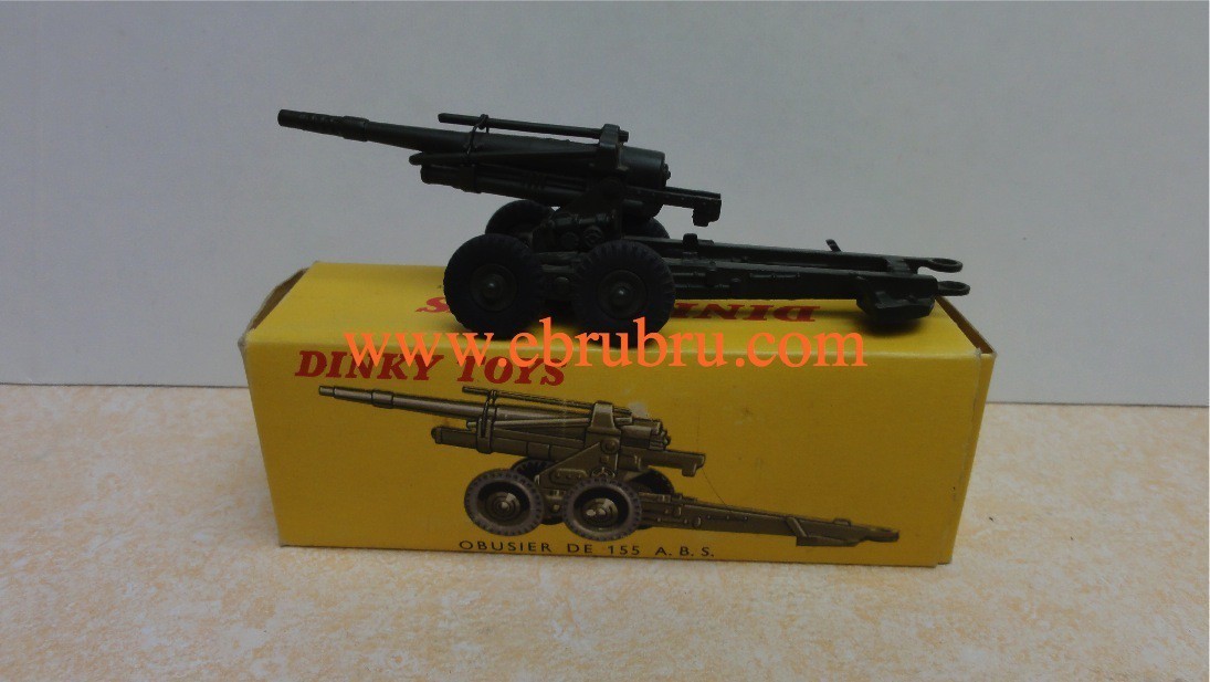 OBUSIER DE 155 A.B.S DINKY TOYS RÉF 80 E MILITAIRE 1/43