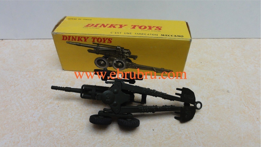 OBUSIER DE 155 A.B.S DINKY TOYS RÉF 80 E MILITAIRE 1/43