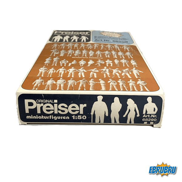 60 figurines miniatures à peindre PREISER 68290