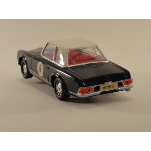 MERCEDES 250 SL   NOIRE SCALEXTRIC EXIN BLACK NEGRO