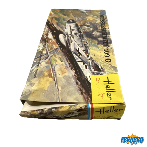MESSERSCHMITT 109 G MAQUETTE D'AVION HELLER RÉF 076 BOITE JAUNE