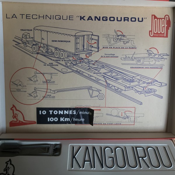 Coffret de deux wagons kangourou JOUEF Réf 664