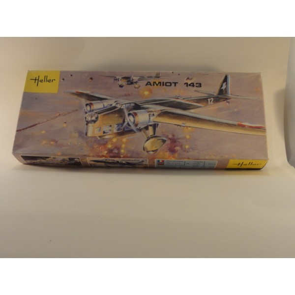 MAQUETTE HELLER AVION AMIOT 143 ÉCHELLE 1/72 BOITE JAUNE  L 391