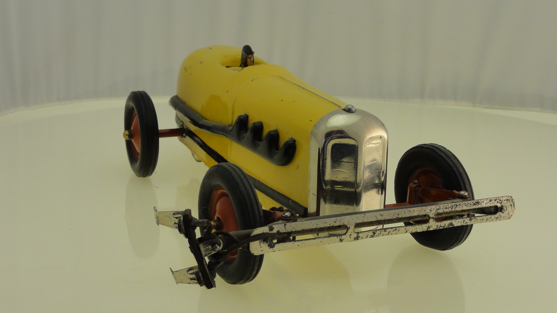 Kokomo electricar Ancienne jaune voiture de slot année 1920