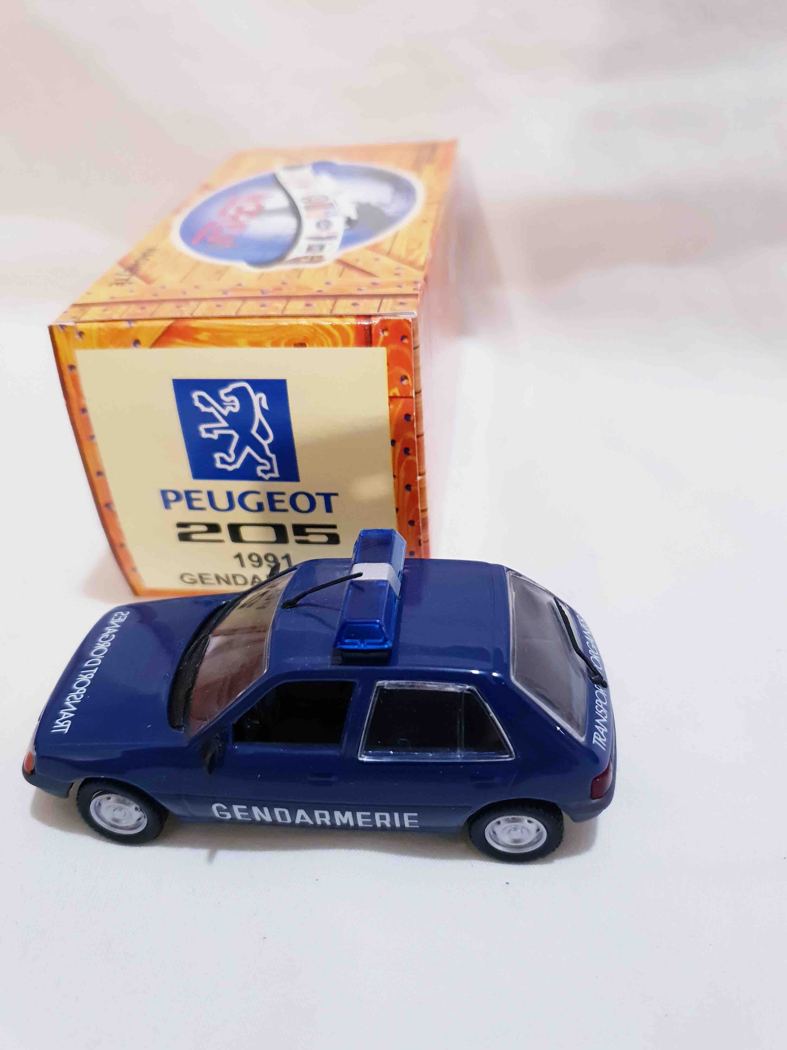 PEUGEOT 205 1991 GENDARMERIE NOREV