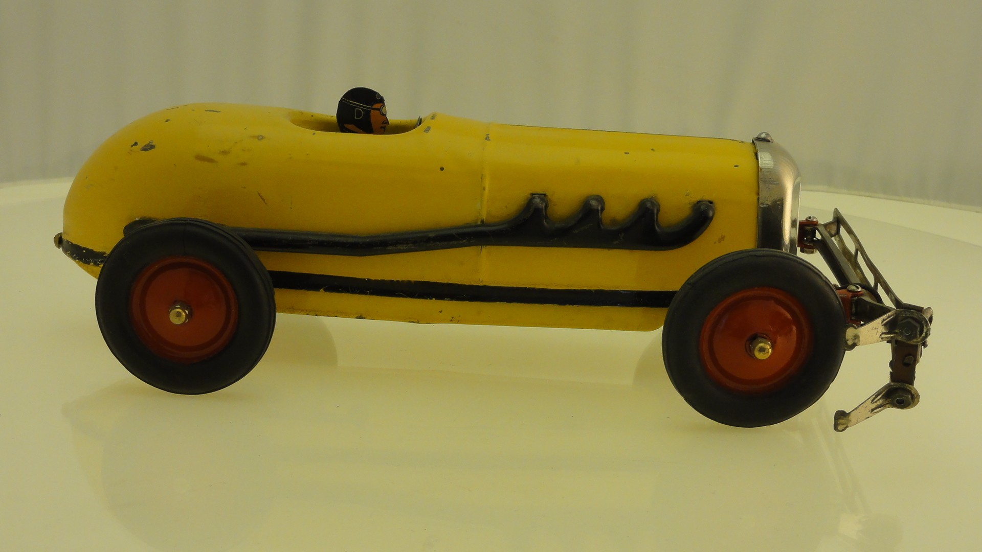 Kokomo electricar Ancienne jaune voiture de slot année 1920