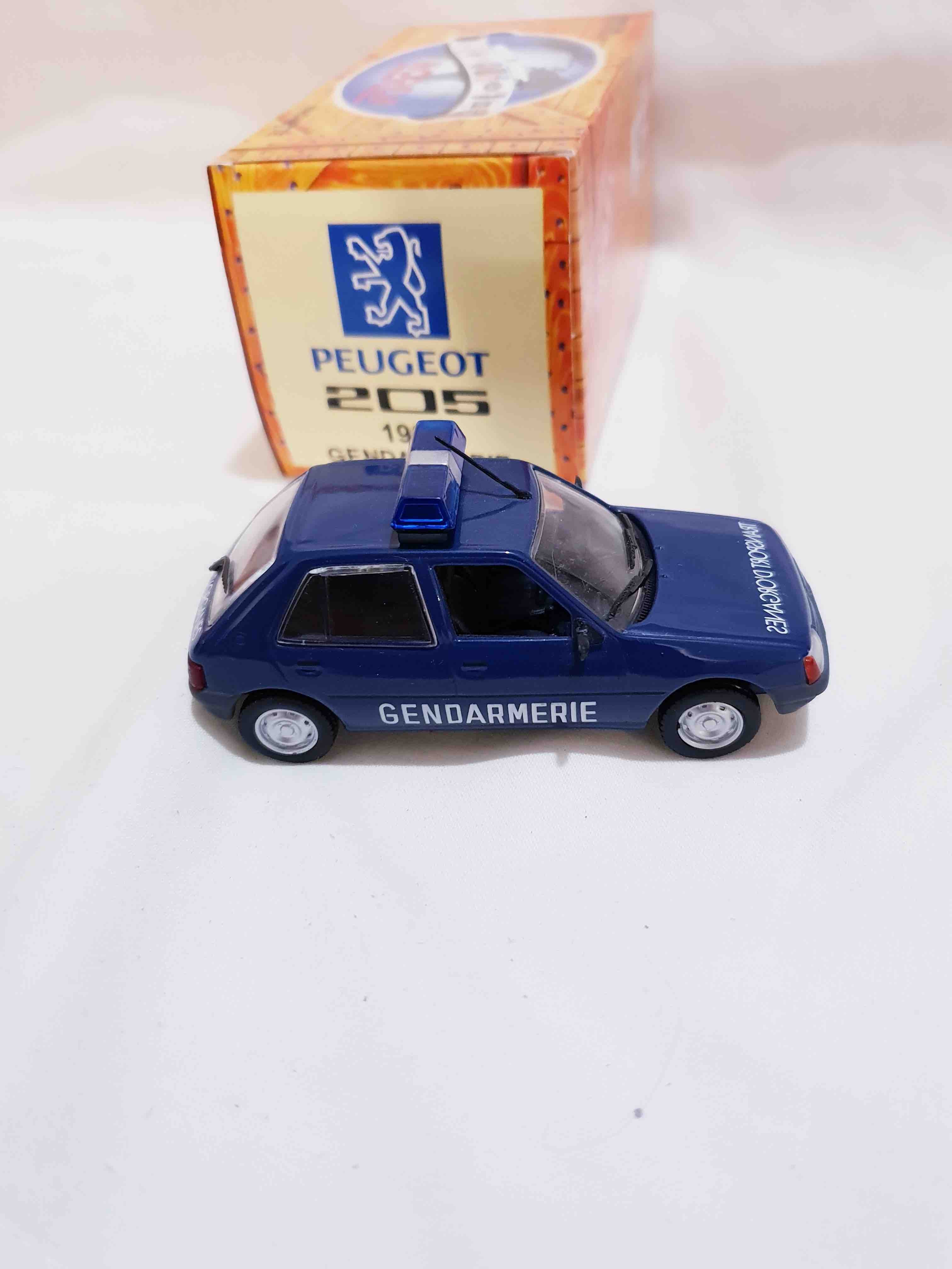 PEUGEOT 205 1991 GENDARMERIE NOREV