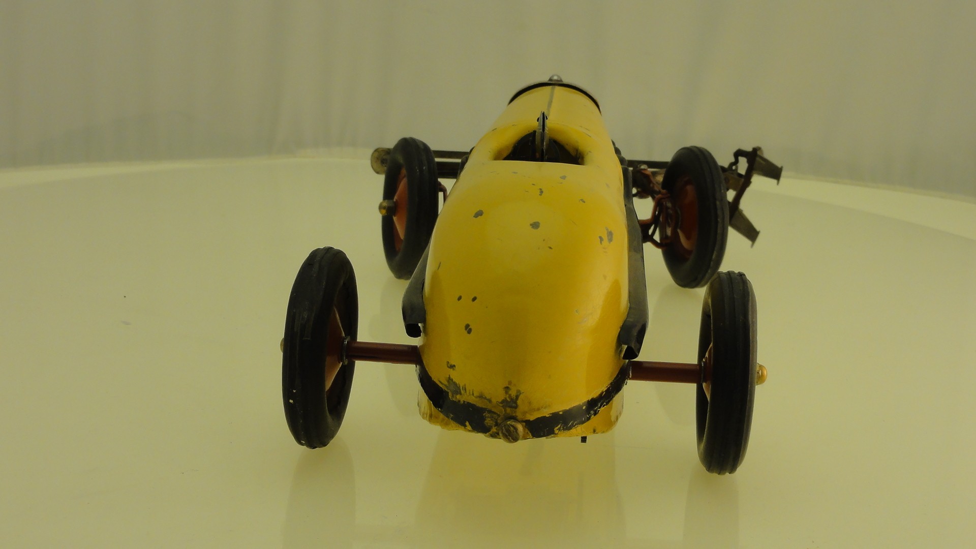 Kokomo electricar Ancienne jaune voiture de slot année 1920