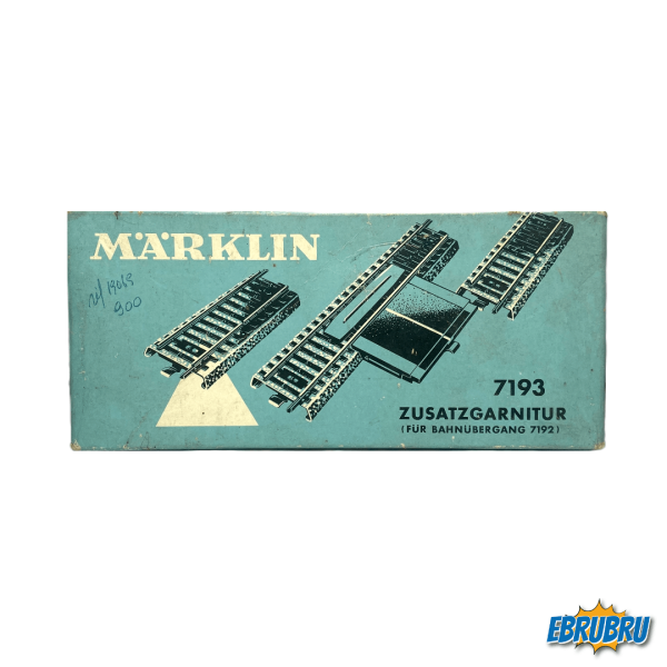 Raccords supplémentaires pour passage à niveau MARKLIN 7193