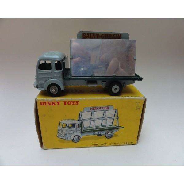 CAMION MIROITIER SIMCA CARGO SAINT GOBAIN DINKY TOYS RÉF 33C