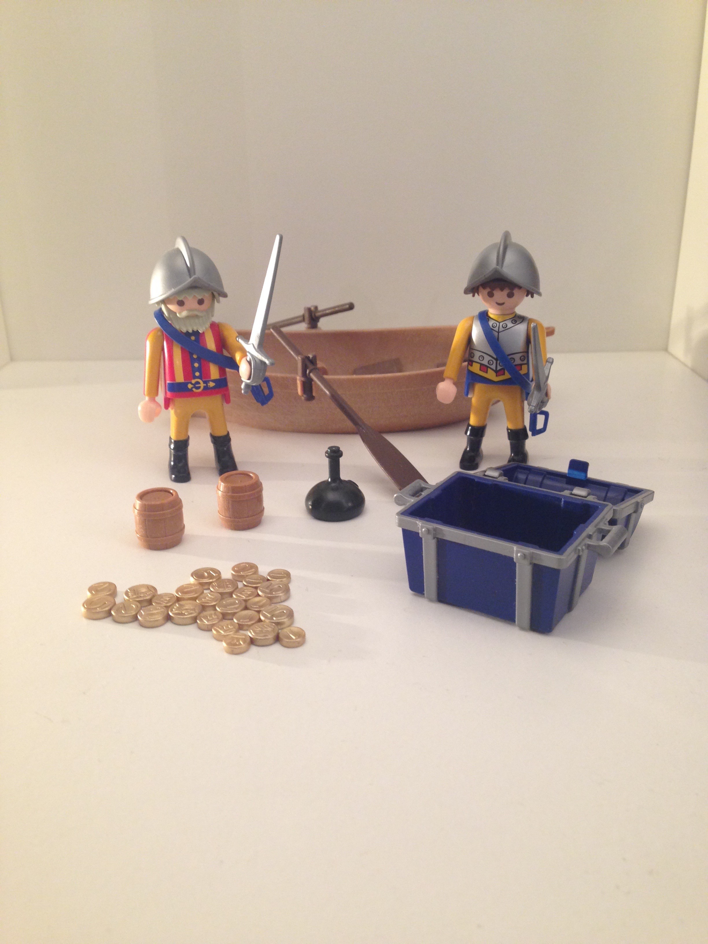 Soldats, barque et trésor Playmobil 4295