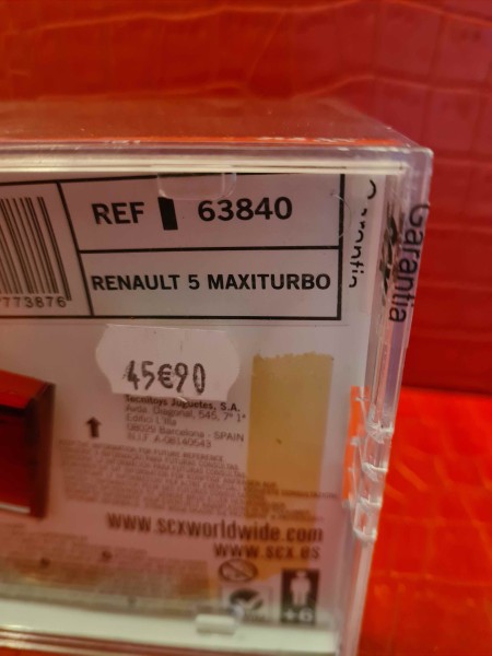 RENAULT 5 MAXITURBO SCALEXTRIC SCX REF 63840