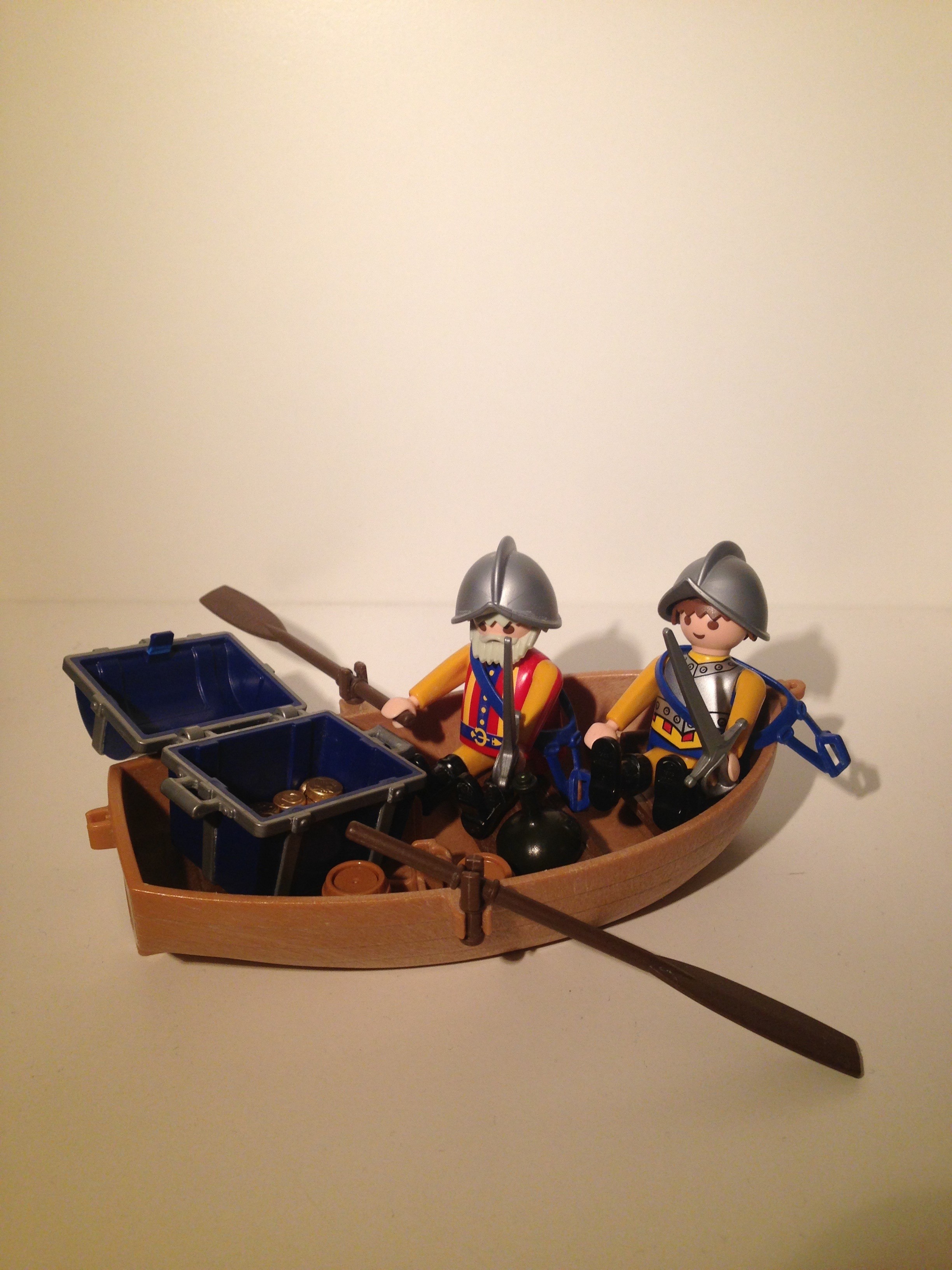 Soldats, barque et trésor Playmobil 4295