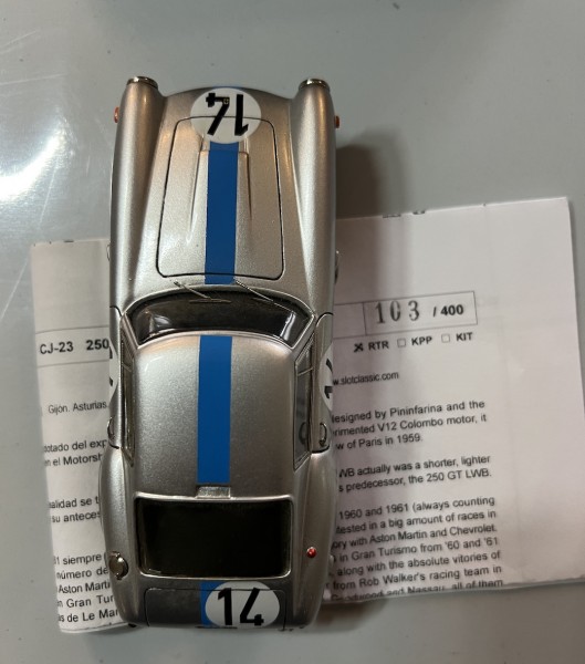 Ferrari 250 GT SWB 61 Slot Classic CJ-23 RTR