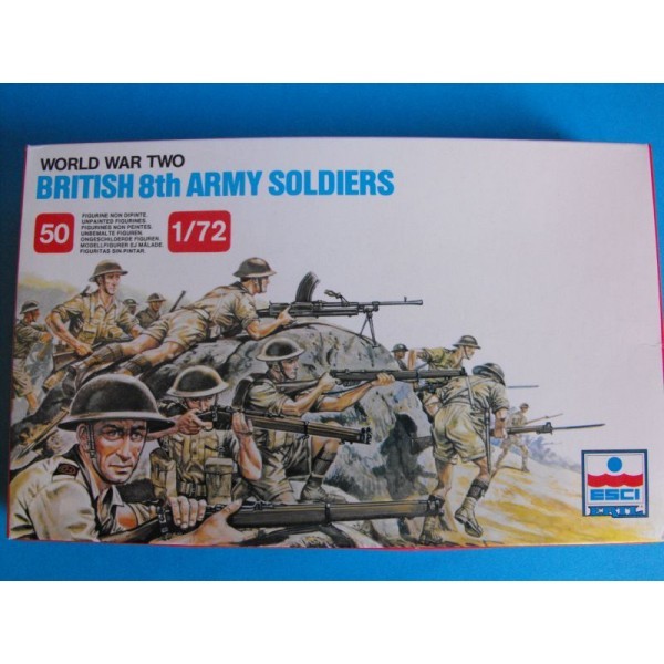 BOITE DE FIGURINES ESCI 8 EME ARMEE 1/72 EME