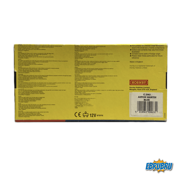 Aston Martin bleue SCALEXTRIC C2063