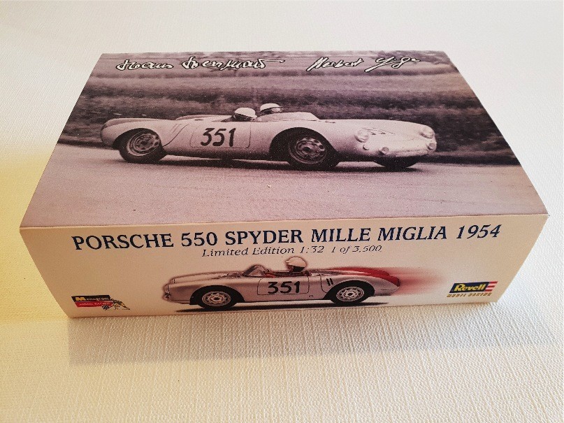 REVELL SLOT PORSCHE 550 SPYDER  MILLE MIGLIA 1954  REVELL REF 8389