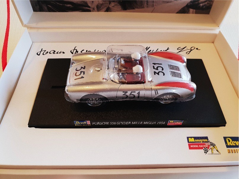 REVELL SLOT PORSCHE 550 SPYDER  MILLE MIGLIA 1954  REVELL REF 8389