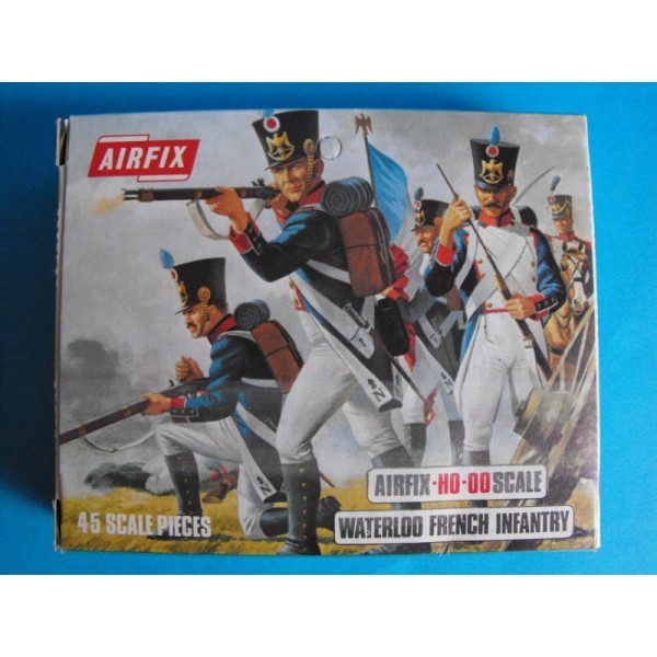 AIRFIX BLUE BOX WATERLOO FRENCH INFANTRY