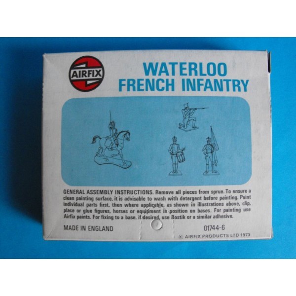 AIRFIX BLUE BOX WATERLOO FRENCH INFANTRY