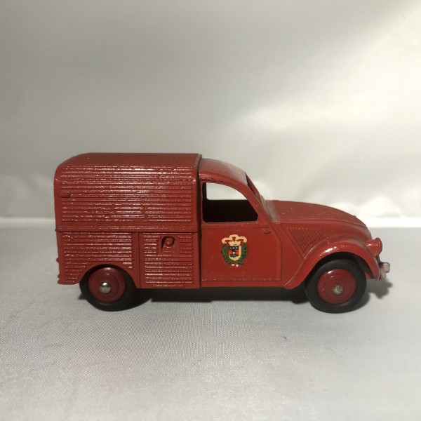 CITROËN 2CV CAMIONNETTE INCENDIE DINKY TOYS REF 25D