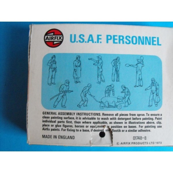 AIRFIX BLUE BOX USAF PERSONNEL