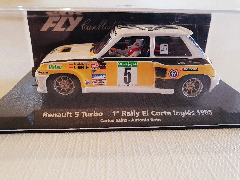 RENAULT 5 TURBO 1° RALLY EL CORTE INGLES 1985 SAINZ-BOTO E-1201 FLY REF 96073