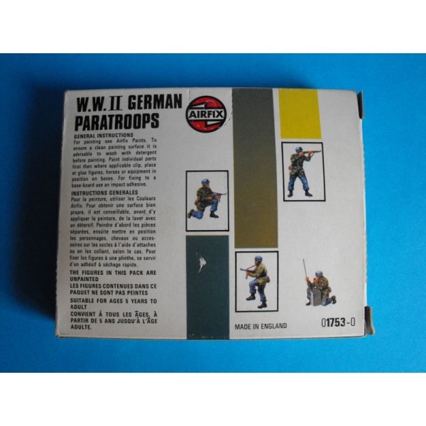 AIRFIX BOITE DE FIGURINES HO OO GERMAN PARATROOPS