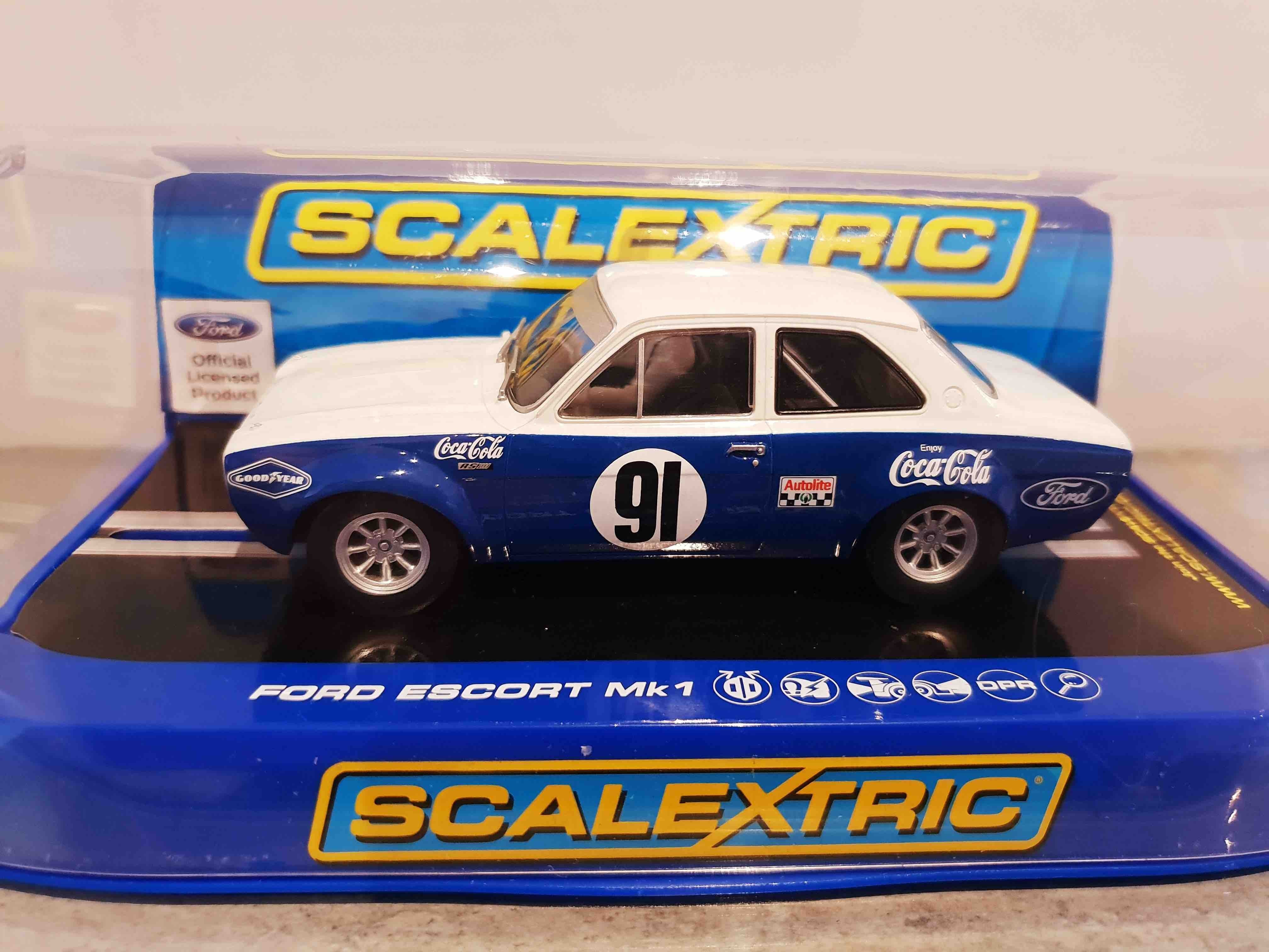 SCALEXTRIC FORD ESCORT MK1 1970 CALDER PARK ALAN MOFFAT