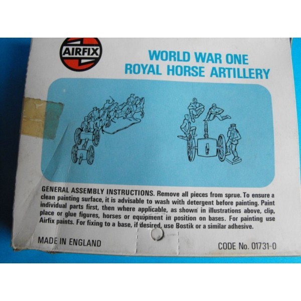 AIRFIX BLUE BOX ROYAL HORSE ARTILLERY