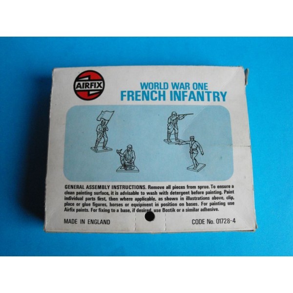 AIRFIX BLUE BOX FRENCH INFANTRY WW 1