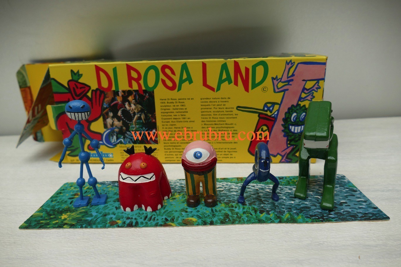 Boite avec ses 5 figurines  Di Rosa Land Starlux Rare