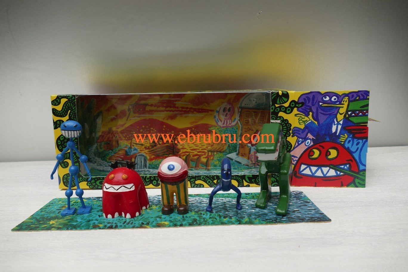 Boite avec ses 5 figurines  Di Rosa Land Starlux Rare