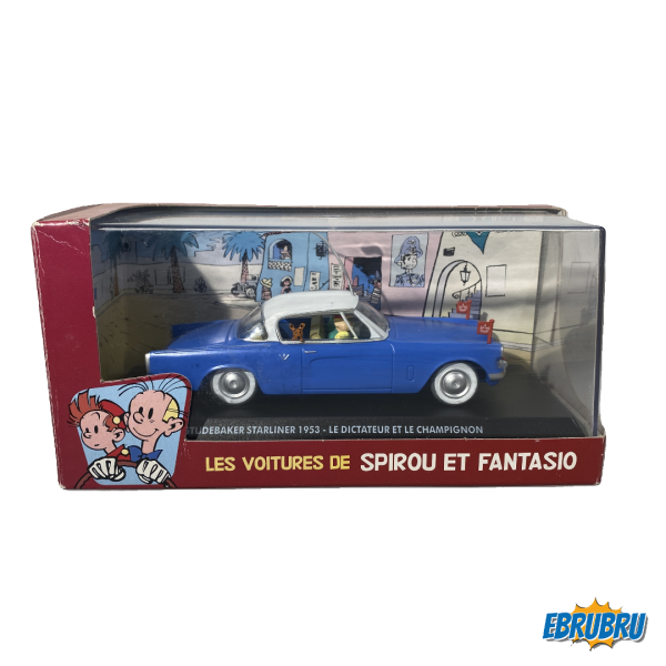 Studebaker Starliner 1953 - Le dictateur et le champignon - Spirou et Fantasio Edition ATLAS