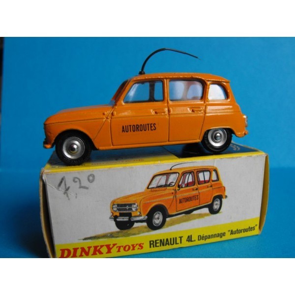 RENAULT 4 L DEPANNAGE AUTOROUTE DINKY TOYS