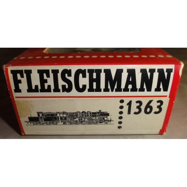 LOCOMOTIVE VAPEUR FLEISCHMANN 1363  DB Dampflok BR50 058 Cabinentender OKT  Spur H0 – OVP 