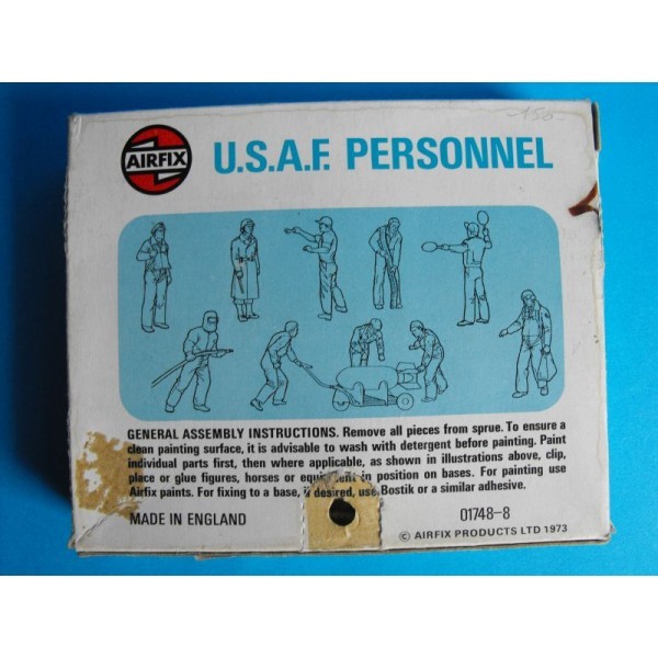 AIRFIX BLUE BOX USAF PERSONNEL